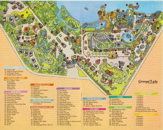 Geauga Lake Maps