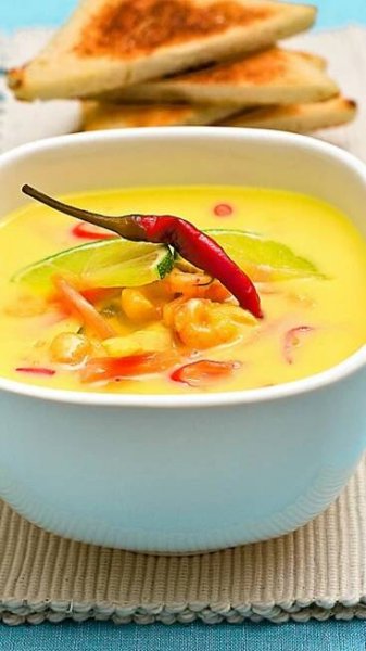 Thajská kuřecí polévka Tom Kha Gai II