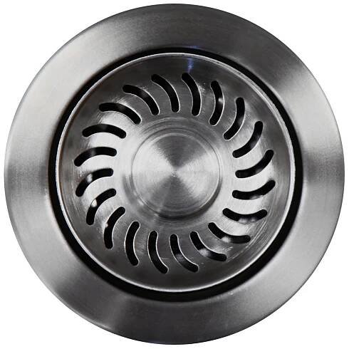 Helika Dřezová výpusť s přepadem AQF-001V-T, grafitová, pr. 114 mm