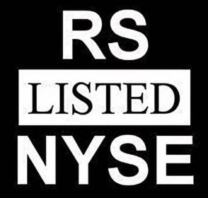 Reliance Steel listed on the NYSE