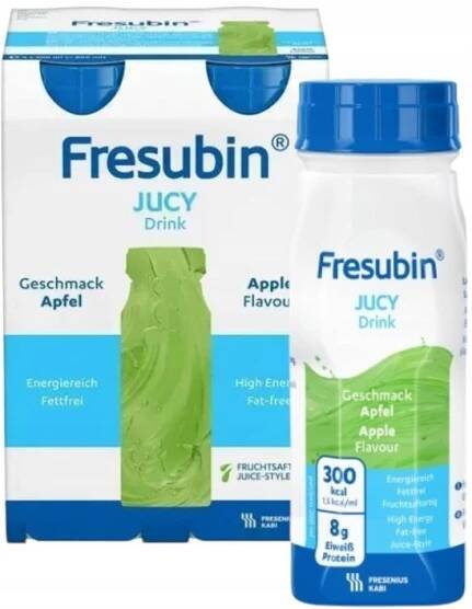 FRESUBIN JUCY DRINK jablková príchuť 4 x 200 ml