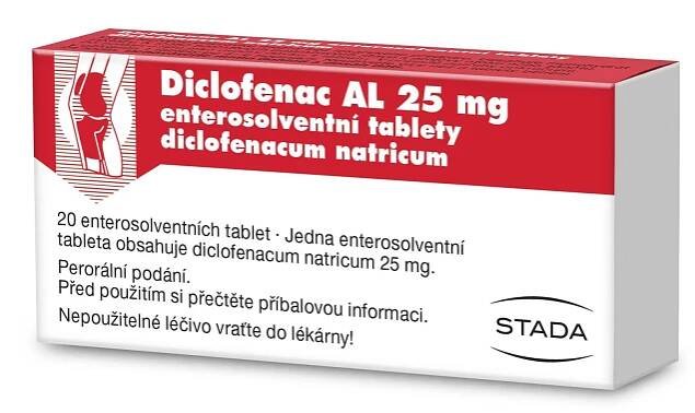 Diclofenac AL 25 mg 20 tablet