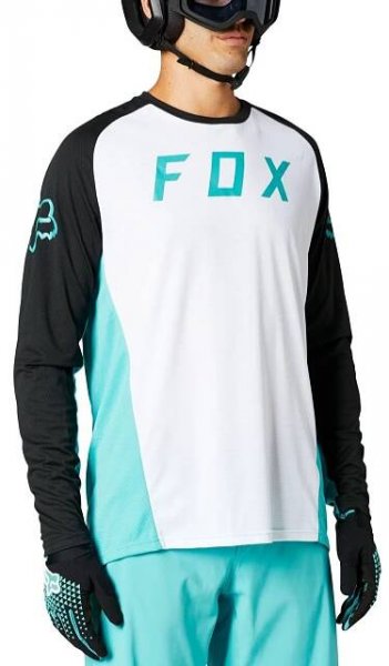 Dres Fox Defend L/S Jersey White