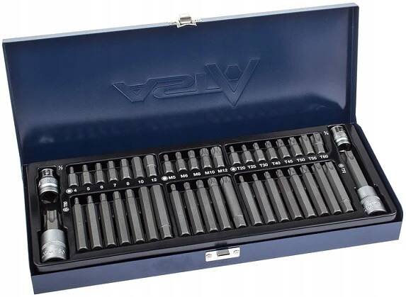 SADA TORX T20-T80 HEX 4-12 XZN M5-M12 ASTA 44ks