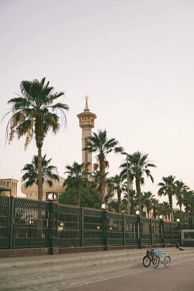 Al Fahidi Dubai after sunset