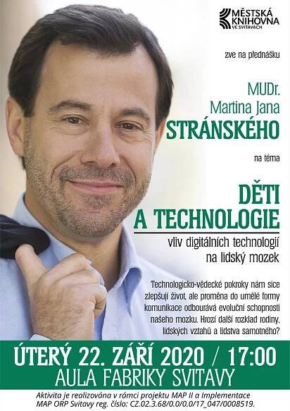 MUDr. Martin Jan Stránský: Děti a technologie – Městská knihovna ve Svitavách