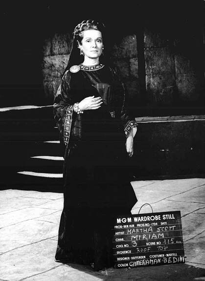 Martha Scott - Ben Hur - Z natáčení