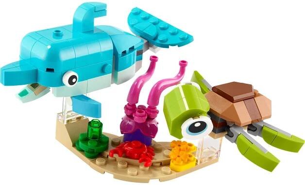 LEGO Creator 3v1 31128 Delfín a želva