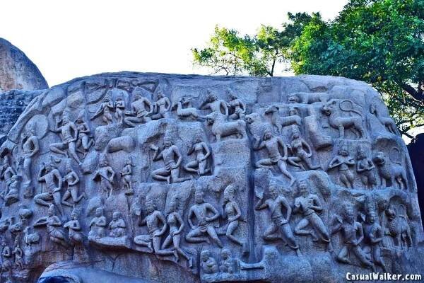 Arjuna Penance - Descent of Ganges of Mahabalipuram / Mamallapuram Visit, Travel Guide – Casual Walker - curious discovery