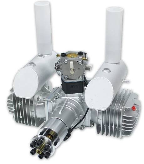 DLE111-FB Benzínový dvouválcový modelářský motor