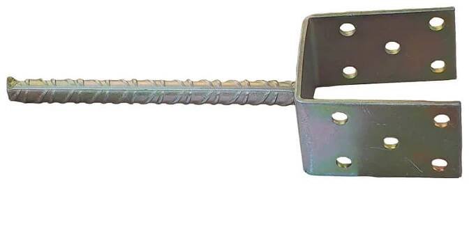 Patka zápustná, kotevní, pozinkovaná 8 cm