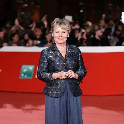 Imelda Staunton on the red carpet.