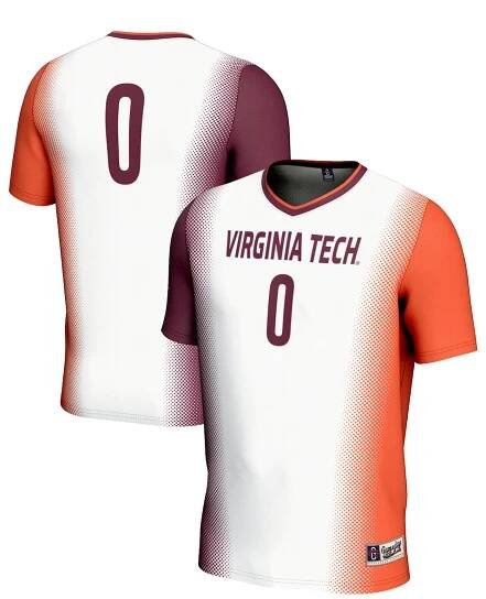 Unisex GameDay Greats #0 White Virginia Tech Hokies  Lightweight Women's Soccer Jersey