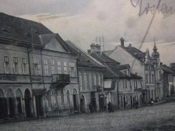 Heřmanův Městec obchod hostinec Schindler Rudolf Starý medovina RU - Pohlednice místopis