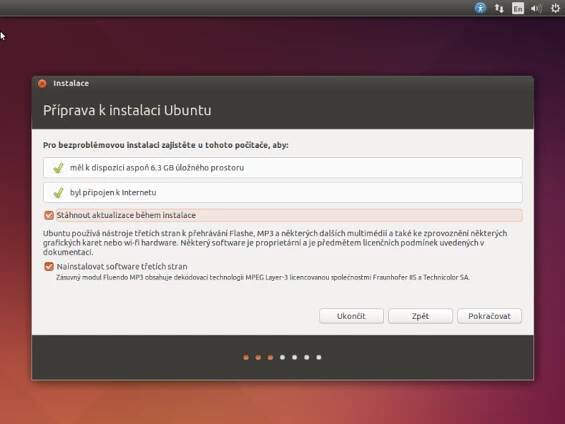 Zahájení instalace Ubuntu Linuxu - Základy Linuxu