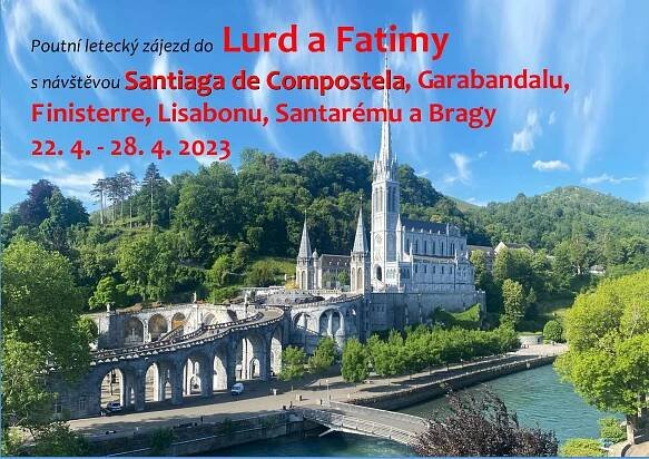 Poutní letecký zájezd do Lurd a Fatimy