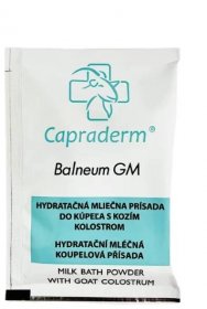 CAPRADERM® balneum GM kolostrum 1×15 ks, kúpeľová prísada s obsahom kozieho kolostra