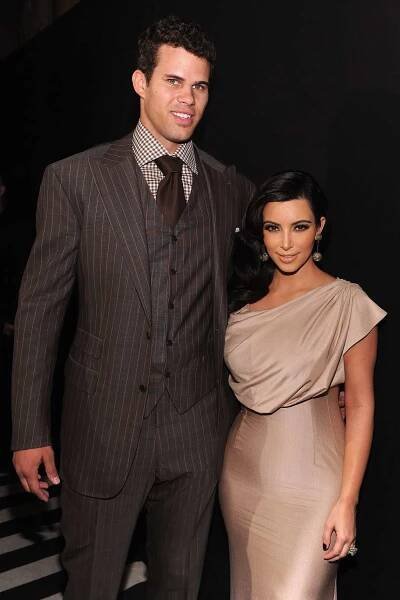 Kris Humphries (L) and TV personality Kim Kardashian attend a welcome party for newlyweds Kim Kardashian and Kris Humphries hosted by Colin Cowie and Jason Binn at Capitale on August 31, 2011