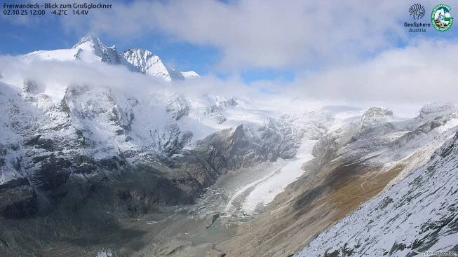Grossglockner - pohled na ledovec - Kamera - Webkamera