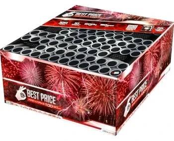 Zábavní pyrotechnika BEST PRICE MULTI SHAPE - kompaktní ohňostroj 100 výstřelů, cal. 20 mm