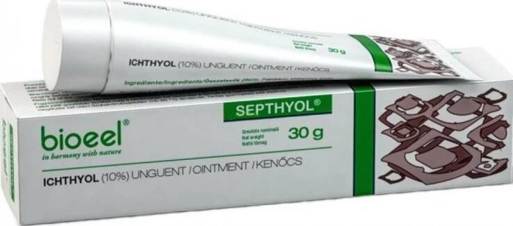 Bioeel Septhyol Protizánětlivý krém s ichtyolu 30 g