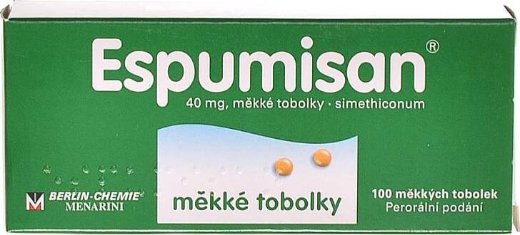 Espumisan 40 mg 100 cps. od 135 Kč