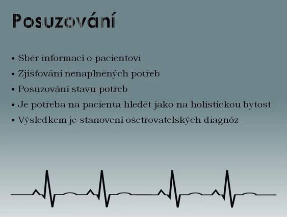Ošetřovatelský proces / Prezentace / Zadani-seminarky.cz