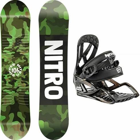 Dětský snowboardový set NITRO RIPPER KIDS + vázání CHARGER MICRO | Madeja Sport