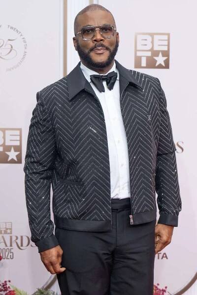 Tyler Perry attends 2025 BET Awards on June 9, 2025 in Los Angeles, California.