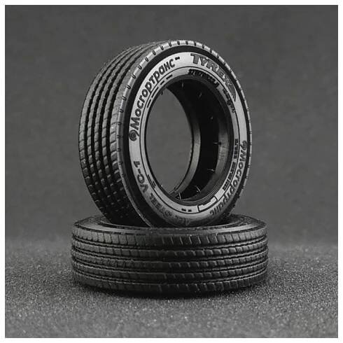 Pneumatika R22,5 Kormoran 315/60 / Tyrex 275/70 front 1:43 - Maestro Wheels Pneu R22,5 Kormoran 315/60 / Tyrex 275/70 přední - příslušenství pro kamion nebo autobus