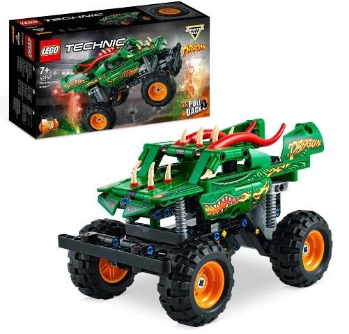 LEGO TECHNIC MONSTER TRUCK 42149 VOZIDLO STAVEBNICE 2v1 SADA DRAGON DÁREK