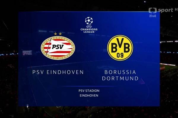 Sestřih utkání PSV Eindhoven – Dortmund