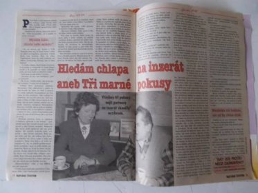 Starší časopis Napsáno životem příběhy Kraus Dušek Vondráčková Moore - Starožitnosti a umění