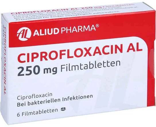 Ciprofloxacin Al 250mg