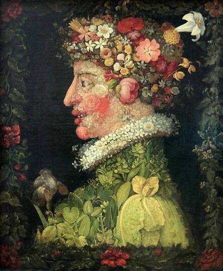 'Spring' by Giuseppe Arcimboldo (1563 AD).