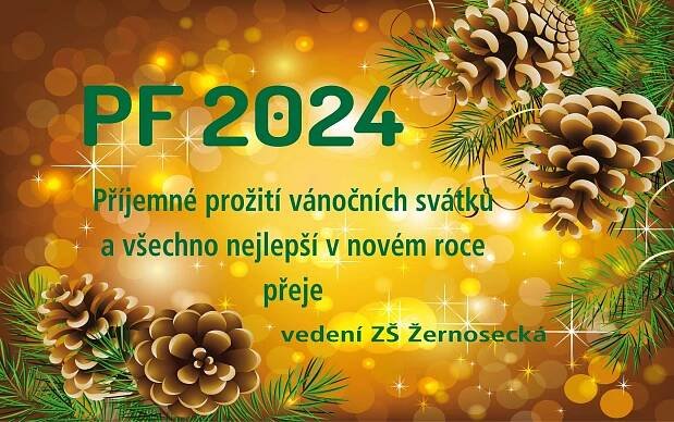 PŘEJEME KRÁSNÉ VÁNOČNÍ SVÁTKY, VE ŠKOLE SE OPĚT SEJDEME VE STŘEDU 3. 1. 2024 - ZŠ Žernosecká