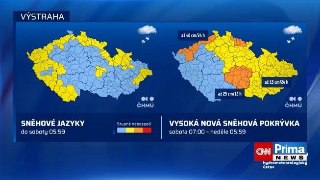 Počasí 23. 12. 2023