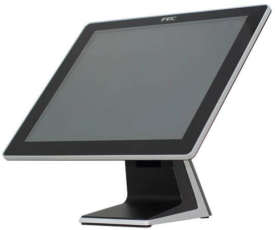 Dotykový monitor FEC AM-1017, 17" LED LCD (350cd), PCAP, USB, VGA/DVI, bez rámečku, černo-stříbrný | PENTA CZ