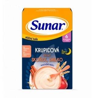 750x830 Sunar mléčná kaše krupice skořice jablko 210g 398x440