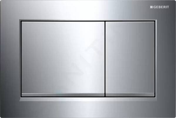 Geberit Ovládací tlačítko splachování, lesklý chrom/chrom mat 115.080.KH.1