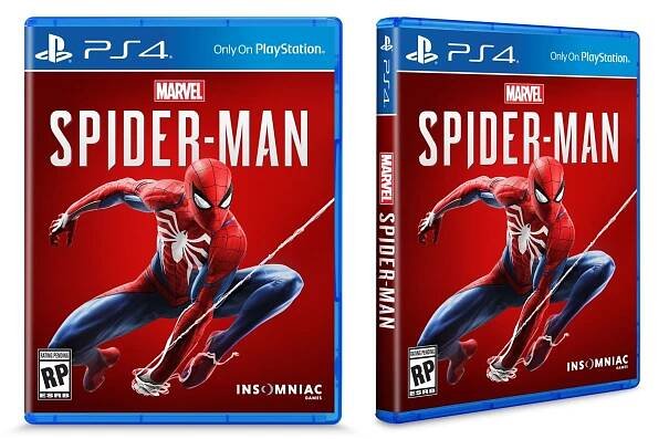 Krabička původního Spider-Mana pro PlayStation 4