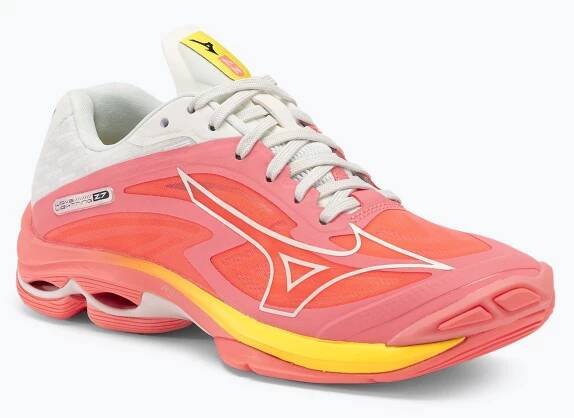 Dámská boty na volejbal Mizuno Wave Lightning Z7 candycoral/black/bolt2neon