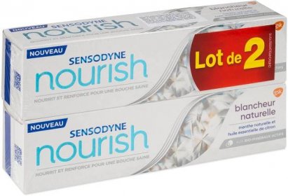 Zubní pasta SENSODYNE Nourish Healthy White 2x75 ml 139 Kč