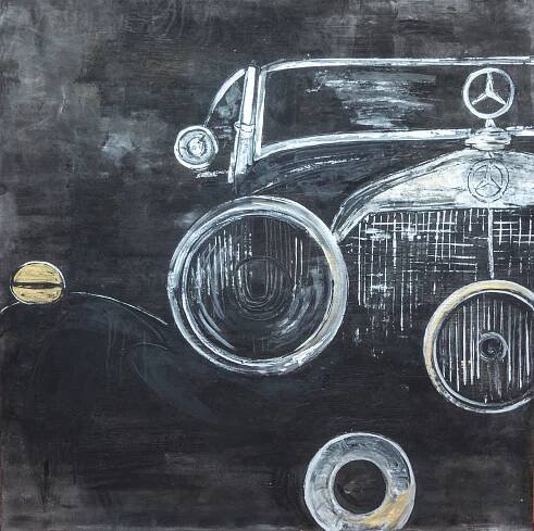 Mercedes Benz Oldtimer - Ich male dein Bild