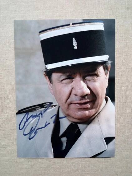 MICHEL GALABRU - ORIGINÁLNÍ AUTOGRAM - PODPIS - VĚTŠÍ FORMÁT - Ostatní sběratelské předměty