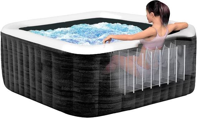 Intex Vířivý bazén PureSpa Greystone Deluxe Square pr. 239 x 71 cm