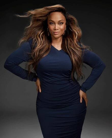 Tyra Banks for Karen Millen