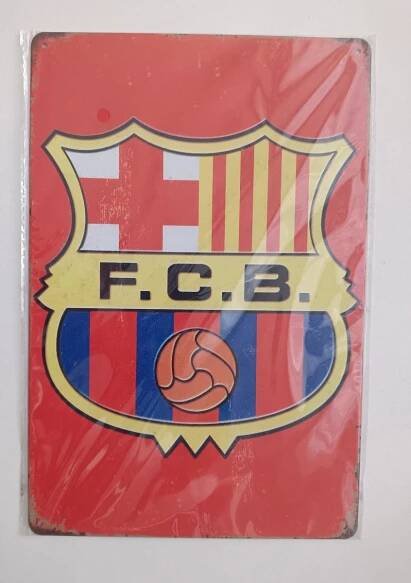 FC Barcelona - Plechová cedule
