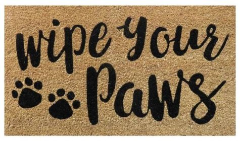 WIPE YOUR PAWS