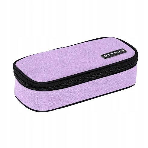Penál pouzdro oválné Unicolor Violet
